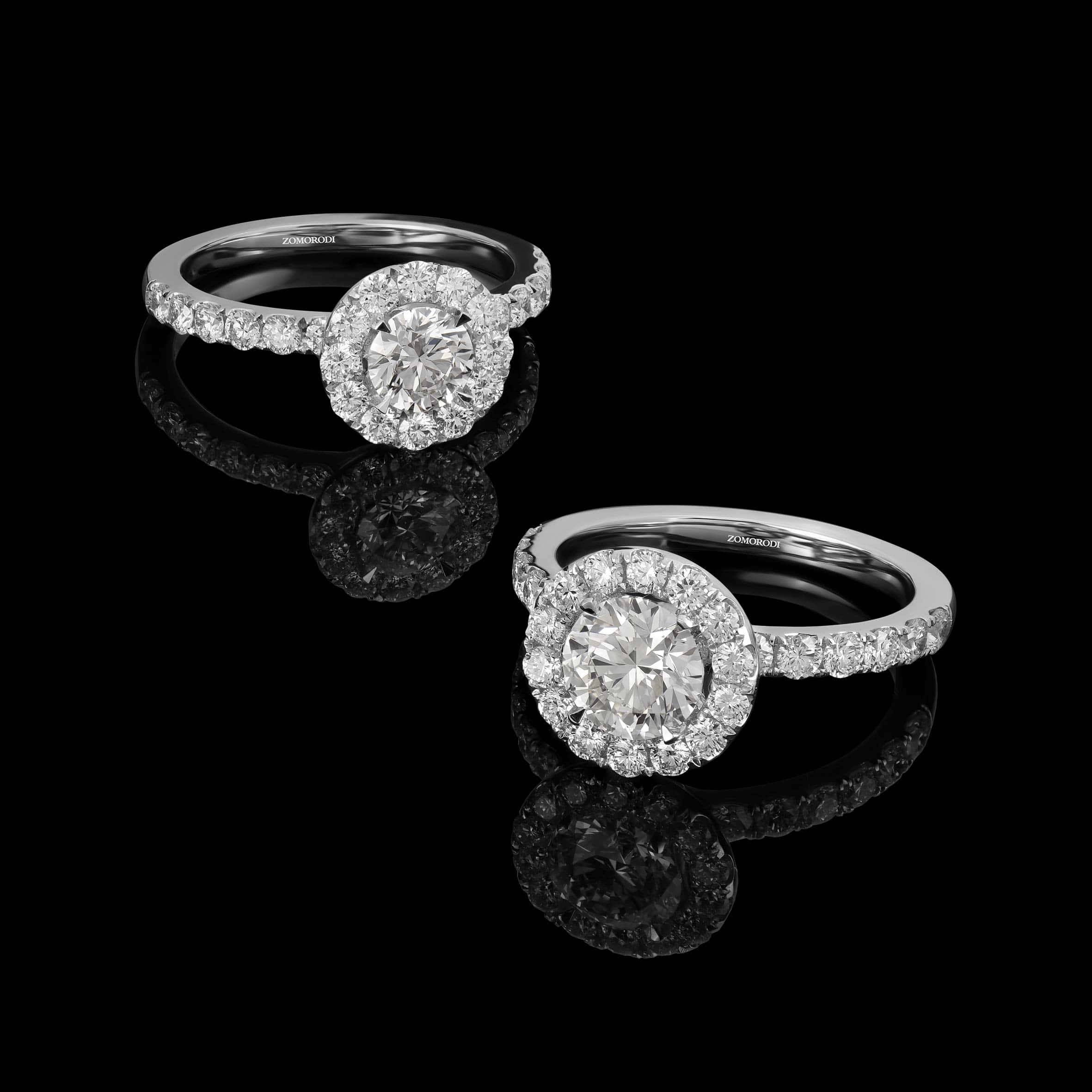 حلقه ازدواج هیلو کالکشن حلقه ازدواج تک تخمه هیلو کالکشن